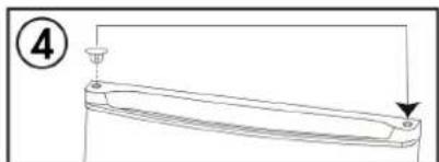 CANDY CCG1L314DB - DOOR REVERSAL INSTRUCTIONS - 4