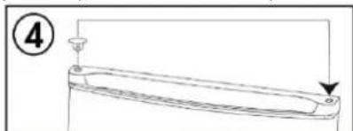 CANDY CCG1L314DB - INSTRUCCIONES PARA INVERTIR LA PUERTA - 4
