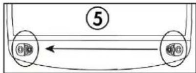 CANDY CCG1L314CW - INSTRUCTIONS POUR L'INVERSION DE LA PORTE - 5