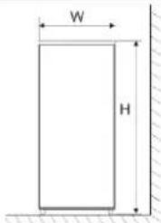 CANDY CCG1L314CW - Installation location - 1