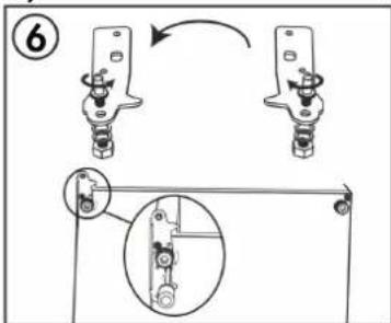 CANDY CCG1L314CW - DOOR REVERSAL INSTRUCTIONS - 6