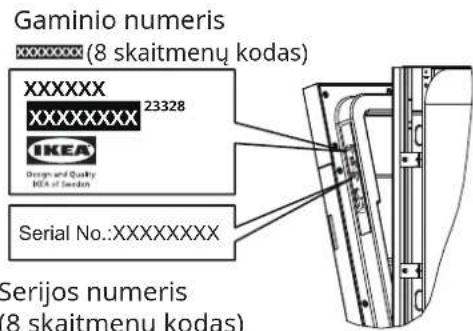 IKEA LAGAN 705.767.44 - ⚠️ ISPĖJIMAS! - 1