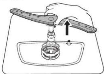 IKEA LAGAN 705.767.44 - Limpar os braços de pulverização - 2