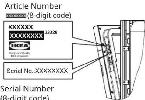 IKEA LAGAN 705.767.44 - WARNING! - 1