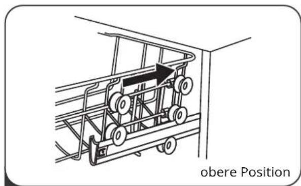 IKEA LAGAN 705.767.44 - Einstellen des oberen Korbs - 4