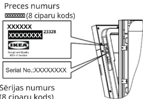 IKEA LAGAN 705.767.44 - ⚠ BRĪDINĀJUMS! - 1