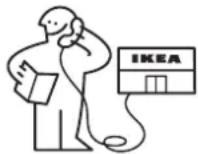 IKEA LAGAN 705.767.44 - Kā sazināties, ja nepieciešami mūsu pakalpojumi - 1