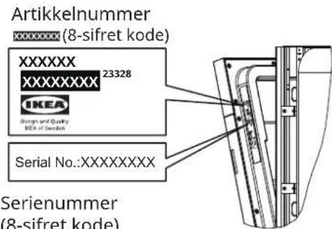 IKEA LAGAN 705.767.44 - ADVARSEL! - 1