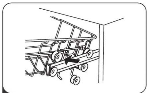 IKEA LAGAN 705.767.44 - Regolazione del cestello superiore - 2