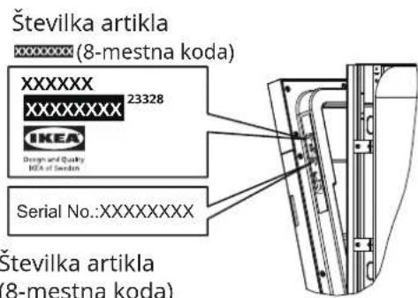 IKEA LAGAN 705.767.44 - OPOZORILO! - 1