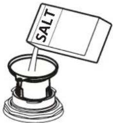 IKEA LAGAN 705.767.44 - Filling the salt container - 4