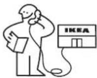 IKEA LAGAN 705.767.44 - Elérhetőségeink, ha szervizre van szüksége - 1