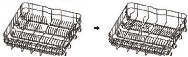 IKEA LAGAN 705.767.44 - Regolazione del cestello inferiore - 1