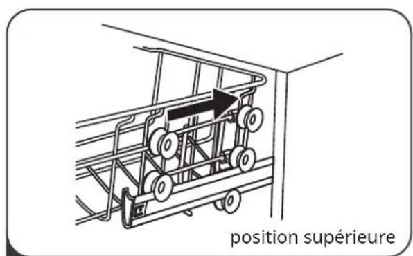 IKEA LAGAN 705.767.44 - Ajustement du panier supérieur - 4