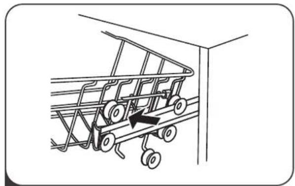 IKEA LAGAN 705.767.44 - Регулировка верхней корзины - 2