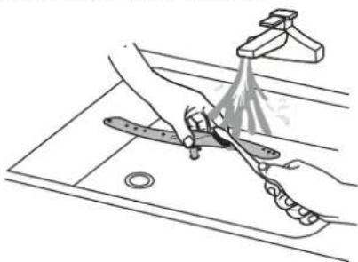IKEA LAGAN 705.767.44 - Čistenie ostrekovacích ramien - 1