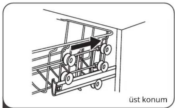 IKEA LAGAN 705.767.44 - Üst sepetin ayarlanması - 4