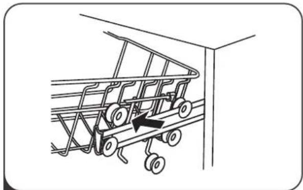 IKEA LAGAN 705.767.44 - Ajustar la cesta superior - 2