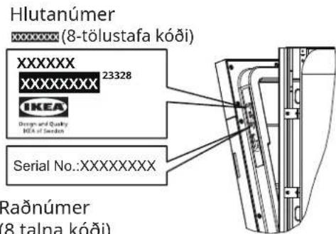 IKEA LAGAN 705.767.44 - ⚠️ VIDVÖRUN! - 1