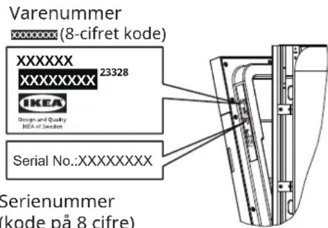 IKEA LAGAN 705.767.44 - ADVARSEL! - 1