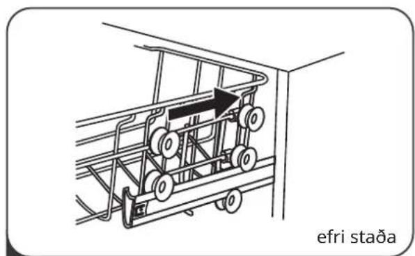IKEA LAGAN 705.767.44 - Stilling efri grindar - 4