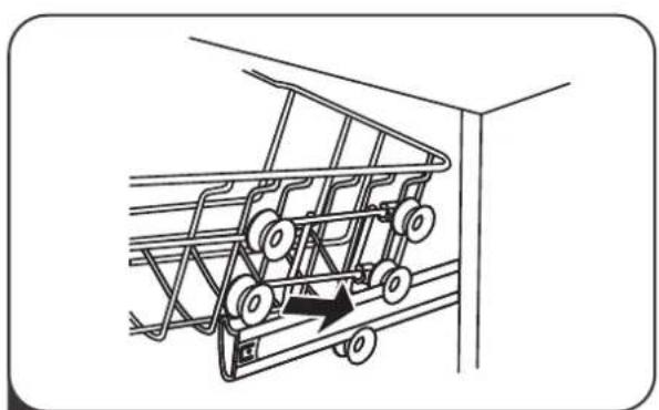 IKEA LAGAN 705.767.44 - Ajustement du panier supérieur - 3