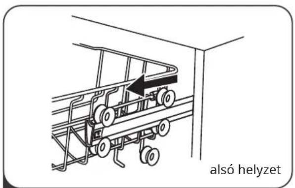 IKEA LAGAN 705.767.44 - A felső kosár beállítása - 1
