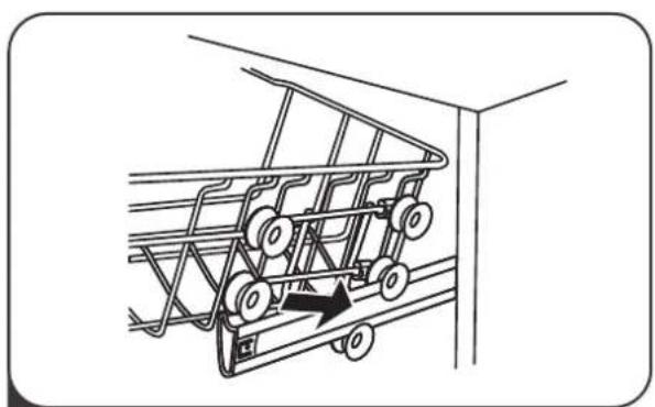 IKEA LAGAN 705.767.44 - Regulacja górnego kosza - 3