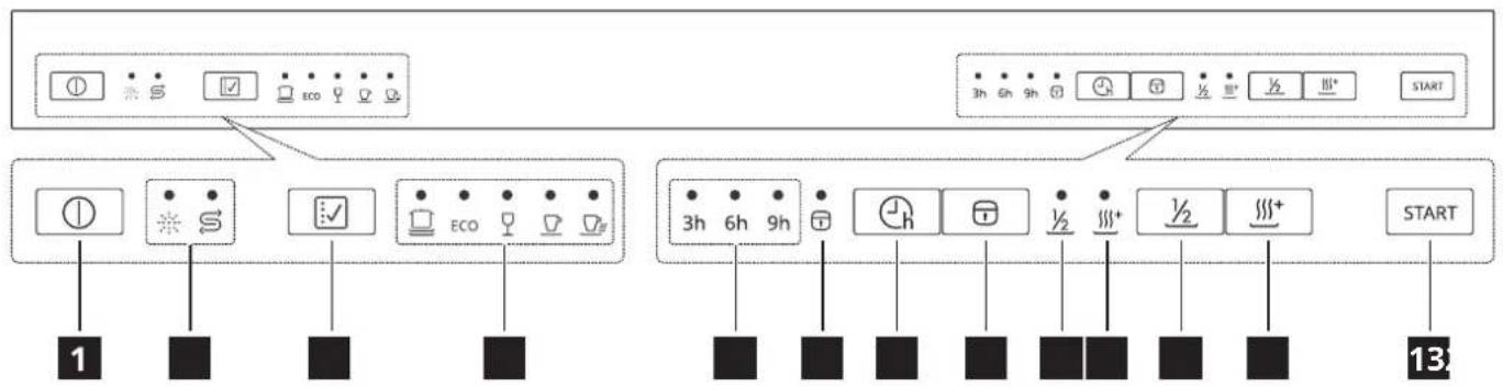 IKEA LAGAN 705.767.44 - Kontrollpanel - 1