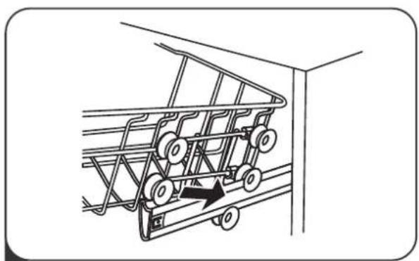 IKEA LAGAN 705.767.44 - Регулиране на горната кошница - 3