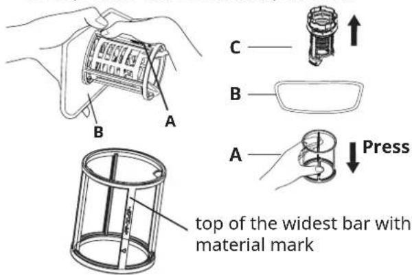 IKEA LAGAN 705.767.44 - Cleaning the filters - 2
