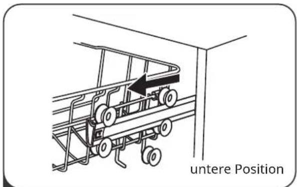 IKEA LAGAN 705.767.44 - Einstellen des oberen Korbs - 1
