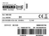 IKEA SMAKLIG 504.678.83 - SERVICE - 3