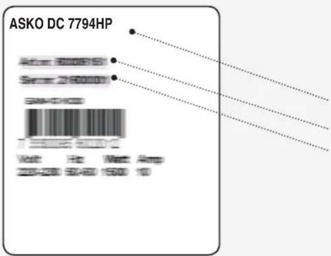 ASKO DC7784HP.W - Entretien - 2
