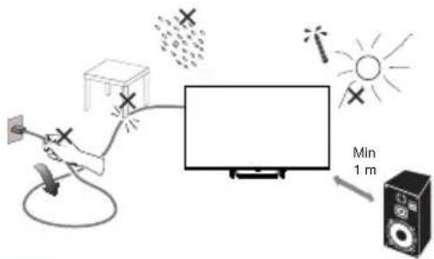 HAIER H43S81FUX - ALLUMER LE TÉLÉVISEUR - 1