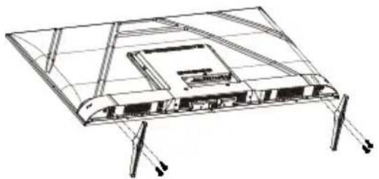 HAIER H50K85FUX - ATTACHING THE STAND - 1