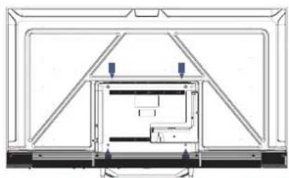 HAIER H55S80FUX - PREPARAZIONE DEL TELEVISORE LED PER L'INSTALLAZIONE A PARETE - 1
