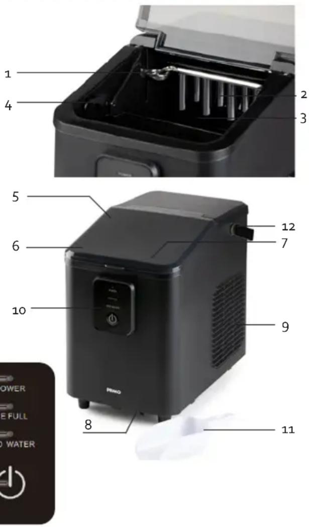 PRIMO PR409IB - BEDIENPANEL - 1