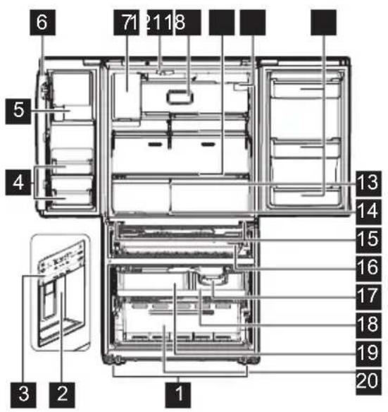 FRIGIDAIRE FRMS274TAV - Modelo con dispensador de agua externo - Tipo 3 - 1