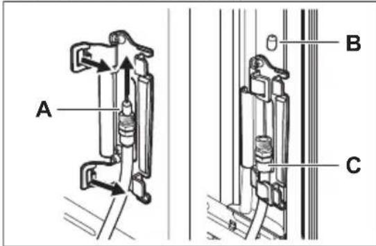 FRIGIDAIRE FRMS274TAV - Connection to household water supply with 1/4" compression fitting - 3