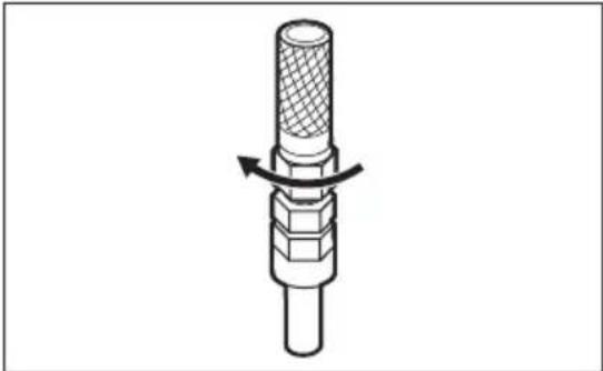 FRIGIDAIRE FRMS274TAV - Connection to household water supply with 1/4" compression fitting - 5