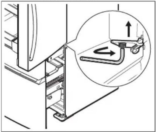 FRIGIDAIRE FRMS274TAV - Door leveling - 2