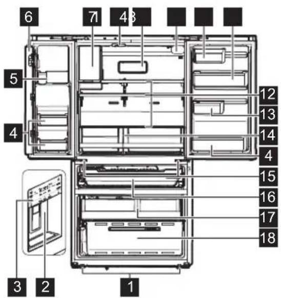 FRIGIDAIRE FRMS274TAV - External Water Dispenser Model - Type 1 - 1