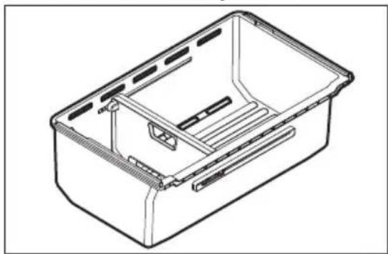 FRIGIDAIRE FRMS274TAV - Retirar/Instalar las canastas del congelador - 1