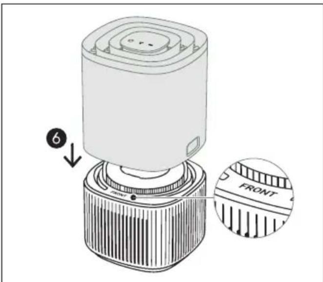 FRIGIDAIRE FHAP1040A1 - Retirer le sac protecteur en plastique du filtre HEPA : - 4