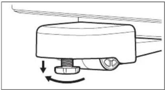 Crosley CRTE2044VW - Réglage des supports anti- basculement - 1