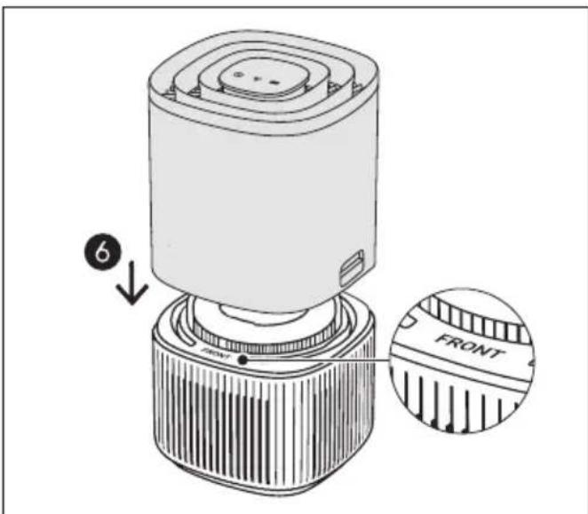 FRIGIDAIRE FHAP2040A1 - Retirer le sac protecteur en plastique du filtre HEPA : - 4
