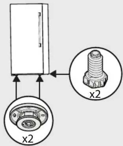 FRIGIDAIRE PRDF1922AF - Pour mettre l'appareil à niveau : - 1
