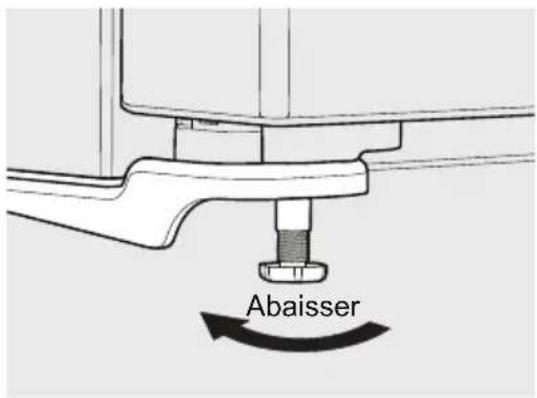 FRIGIDAIRE PRDF1922AF - Réglage du support antibasculement : - 1