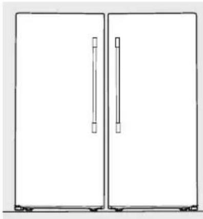 FRIGIDAIRE PRDF1922AF - Installation d'appariement - 1